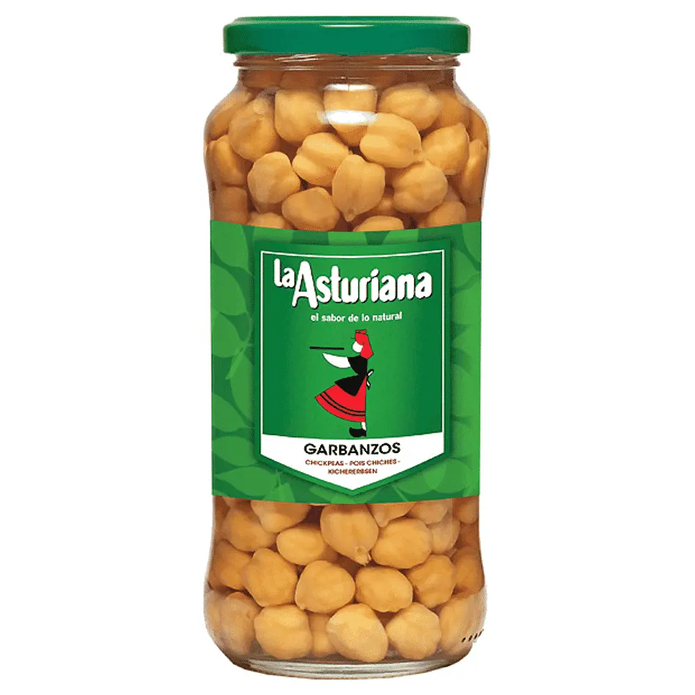 La Asturiana Cooked Chickpeas 400G